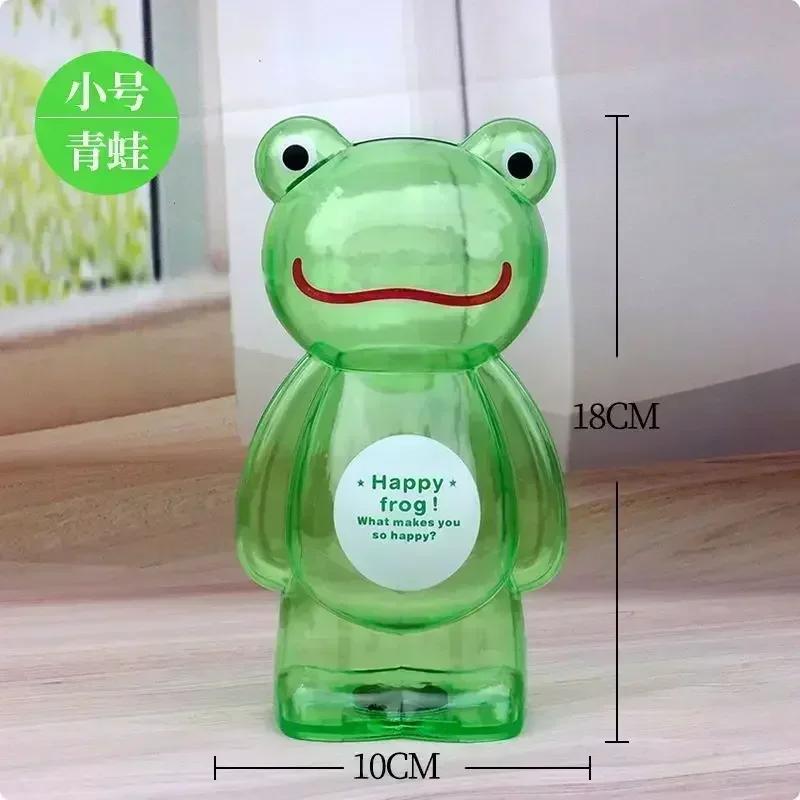 Креативный маленький медведь Копилка Прозрачная монета Бумага Деньги Сберегательная коробка Милый сейф Детский праздничный подарок Декор рабочего стола