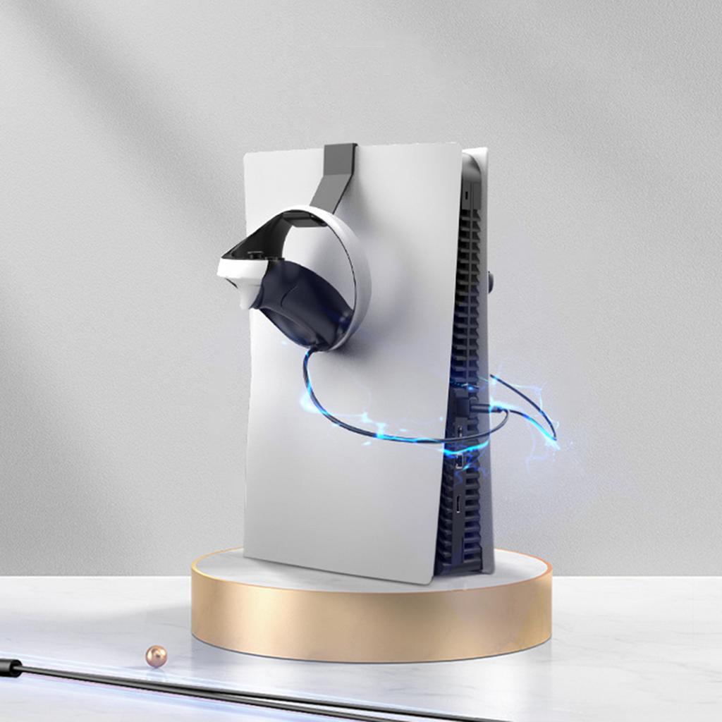 Держатель дисплея для контроллеров VR Кабель для зарядки для PS5 VR2 Крепление для дисплея Устойчивое крепление для виртуальной реальности