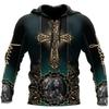 Мужская толстовка с капюшоном «Иисус Христос» с 3D-принтом, весна-осень, дизайнерская мода, повседневный пуловер, негабаритная одежда Y2k, «Очень странные дела»