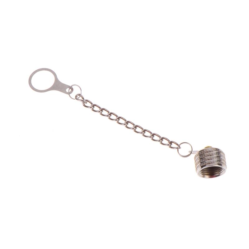 M12 Connector Dust Cover Rust Resistant Metal Waterproof Inner Outer Thread Cap for Telecommunication Tower Wiring