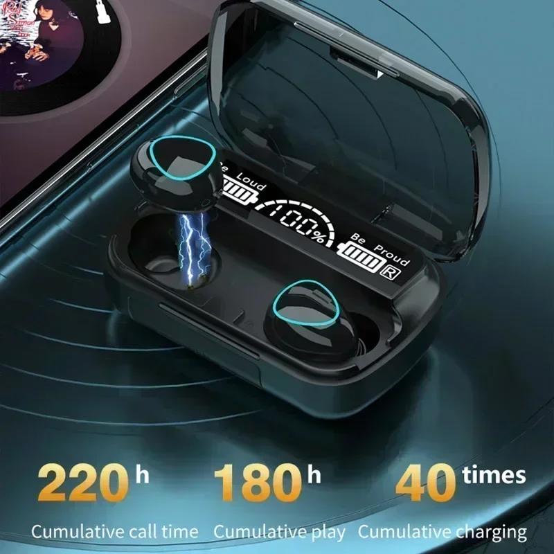 Xiaomi Bluetooth headset M10 hands-free LED Dispay headset Bluetooth HiFi stereo music wireless earplug waterproof game headset