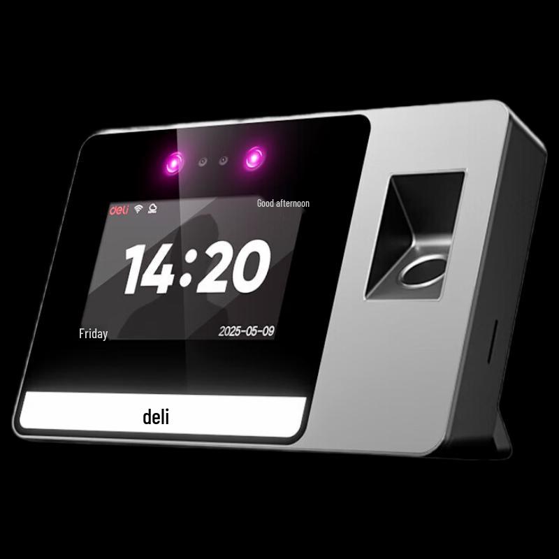 Deli AH426C Multi-Biometric Time Attendance Machine CN plug (adapter included)
