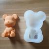 Daily Candy Mold DIY Free Bear Heat Resistant BPA Heart LOVE Pattern Silicone Mold