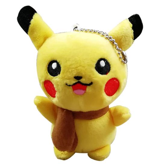 13cm Soft Pikachu Pokemon Doll Plush Pillow Stuffed Toy Pendant Bag Decoration