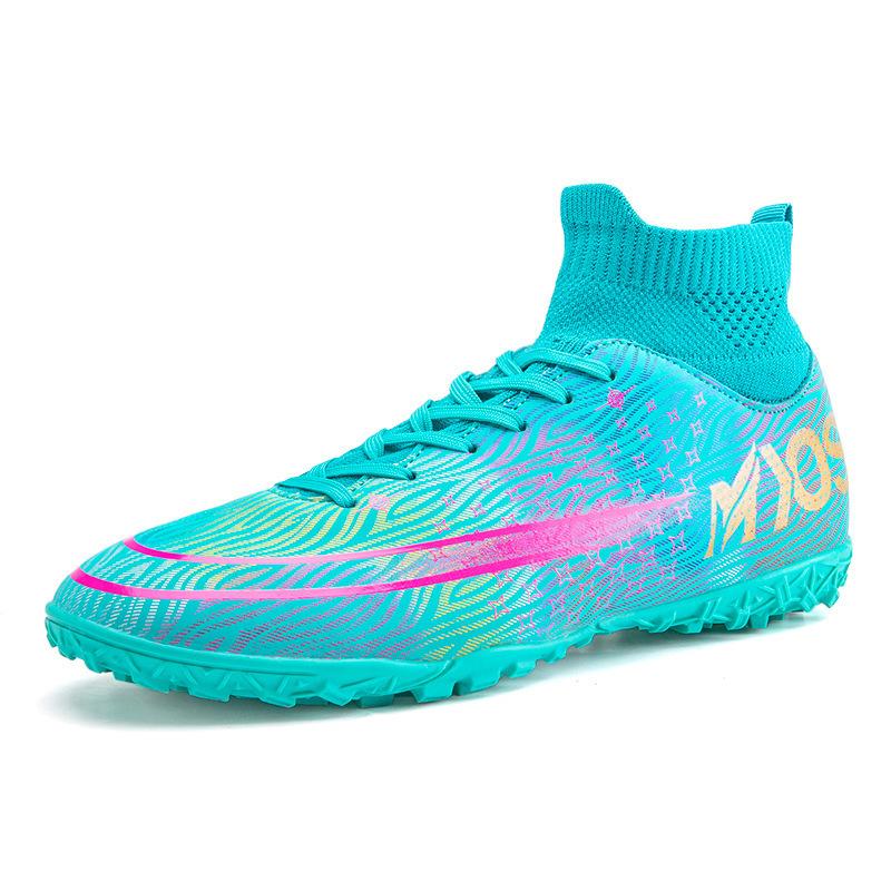 Летние и осенние футбольные бутсы мужские и женские с шипами, детские студенческие высокие тренировочные бутсы, шипы для искусственной травы, кроссовки