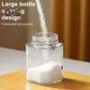 Salt & Spice Shaker 0.5g Precision Dispenser with Moisture-Proof Design 200ml BPA-Free Glass Kitchen Spice Jar for Camping BBQ