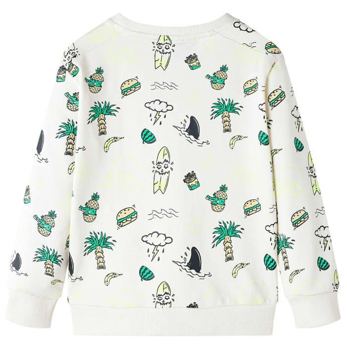Soft Ecru Sweatshirt for Children 92/104/116/128/140