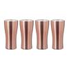 Стакан Atlas Thermal Insulation из нержавеющей стали 420 мл розовый 4 шт. с вакуумной изоляцией для алкоголя и пива Highball AST-420PK4P