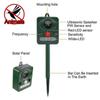 Ultrasonic Cat Repeller, Waterproof Repellent Solar Or Usb Charge, Adjustable Frequency Animal Repellent And Led Lamp Cats, Dogs And Foxes For Gardens