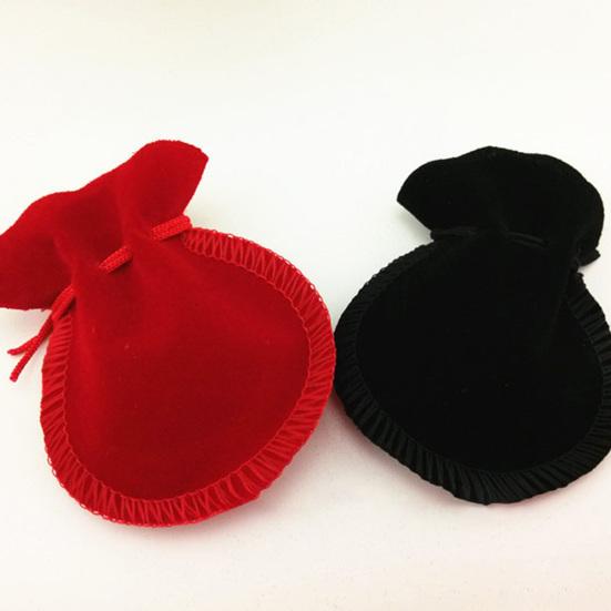 10 шт плюшевая ткань на шнурке ожерелье браслет ювелирные изделия подарочная сумка для хранения