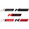 CMQW3 Car 3D Metal Sticker For Hyundai Avante Elantra N Sonata N Line Veloster KONA i30 Fastback Trunk Badge Fender Trim Logo Decorate