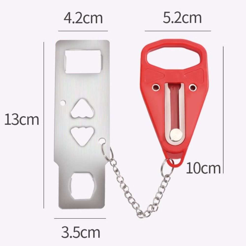 Безопасность Портативный Дверной Замок Защитный Дверной Замок Цепочка Двери Хорошее Качество Противоугонная Дверная Фурнитура Безопасный Замок Дверная Фурнитура