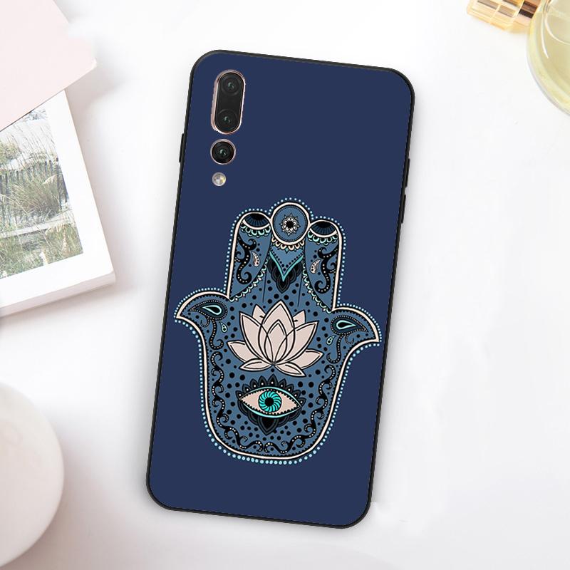 Чехол Hamsa Рука Фатимы для Huawei Nova 11 10 9 SE Y70 Y60 Y90 Y61 Y91 Y73 Y72 12i 11i 8i P30 P40 Lite P60 Pro
