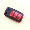 Кожаный TPU чехол-книжка для автомобильного ключа для Vw Volkswagen Altea Tiguan Seat Leon Skoda Octavia Kodiaq Polo Golf Passat Beetle