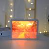 3D бумажная резная ночная лампа - Креативный теневой фонарь