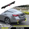 Для Nissan Sentra Sylphy 2020 2021 2022 Задний бампер Губа Диффузор со светодиодной лампой Аксессуары для экстерьера Тюнинг Автозапчасти Комплекты кузова