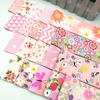 40Pcs Quilting Jelly Rolls Colorful Fabric Strips 6.5CM Sewing Craft DIY Cotton Quilting Strips Patchwork Fabric Floral Printed