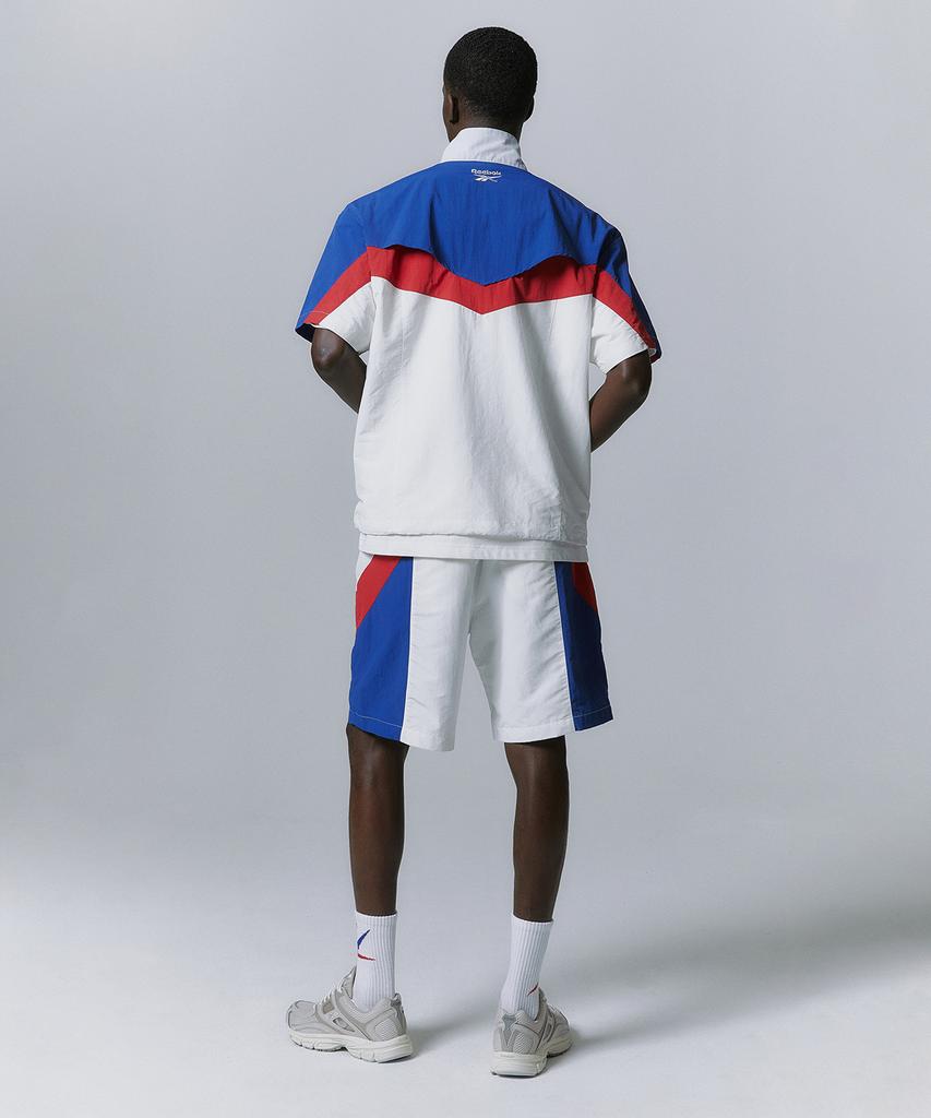 Reebok Анорак Twin Vector с коротким рукавом - Цвет: внебелый
