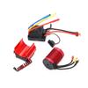 Waterproof F540 3300KV 4 Pole Brushless Motor 60A ESC Set with Heat Sink Combo for 110 RC Car