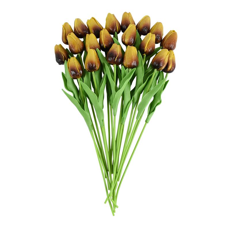 10 головок, роскошные искусственные тюльпаны, цветы, белый настоящий сенсорный букет, искусственный цветок из пены, свадебный дом, гостиная, рождественское украшение