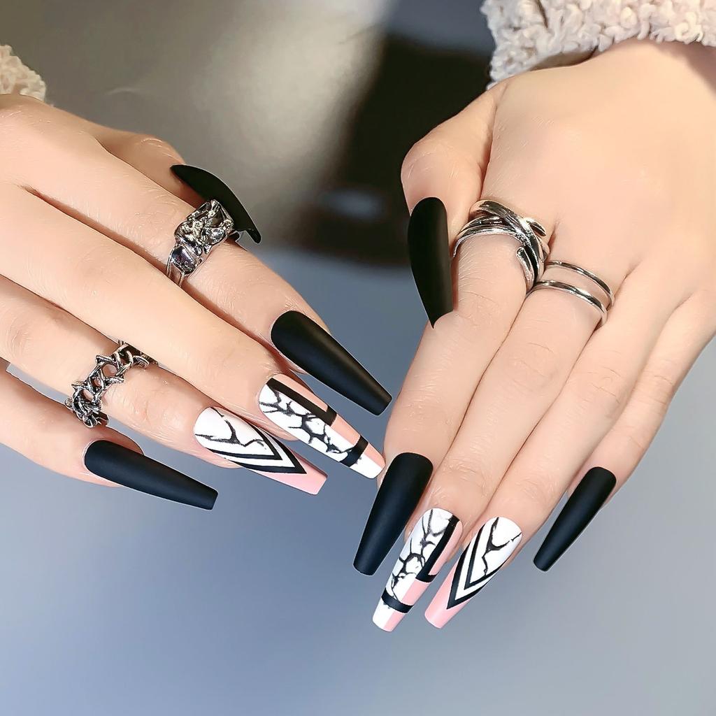 Fake Nails Wearable Nails Can Be Removed European and American Fake Nails Ins Ballet Nails