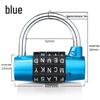 Zinc Alloy 5-Digit Combination Padlock for Doors and Cabinets: Durable and Sturdy