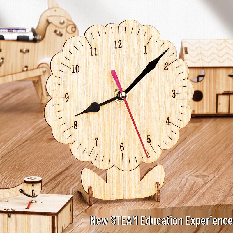 Детский DIY Цветочные Часы Научный Экспериментальный Набор