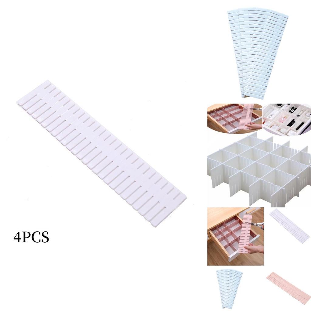 Versatile Plastic Drawer Organizers-fits 99% Of Drawers Anywhere In Your Home