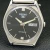 Seiko 5 AUTOMATIC 6309A VINTAGE JAPAN MENS BLACK COLOR DIAL WATCH A701548-5 R206b-a701548