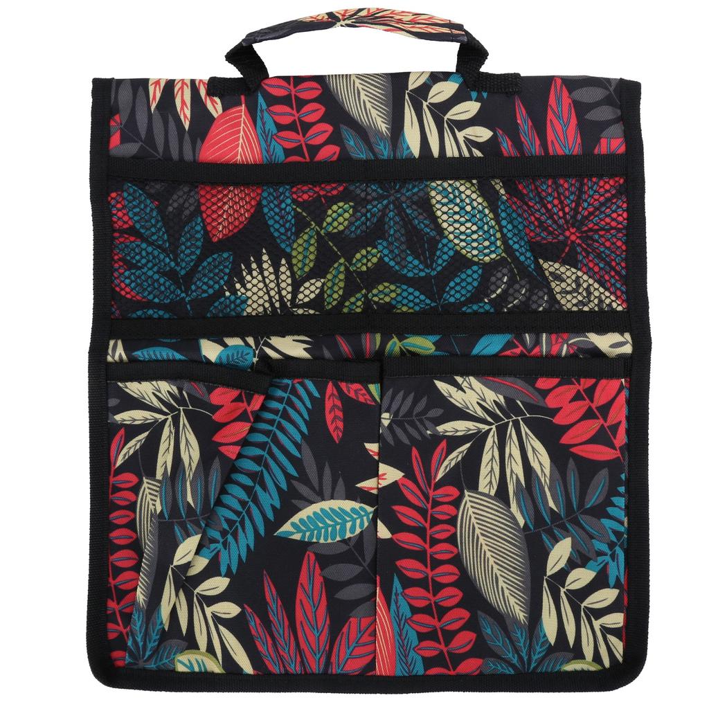 Портативный Оксфордский Садовый Коленопреклонитель Табурет Сумка для Инструментов Уличная Рабочая Тележка Подвесные Сумки Органайзеры Красные Листья