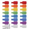 24pcs Waterproof Self Adhesive Cable Labels Reusable Wire Cord Tags  Office Home Use