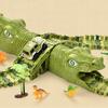 Large Race Track Dinosaur Building Blocks Dino T-Rex Track 140
