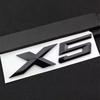 ABS Adhesive Matte Black Chrome Letter For Car Trunk BMW X5 Logo X5 Letters Stickers Emblem Badge E70 E53 F15 G05 Accessories yi2