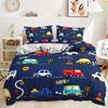 Bedding Three-Piece 3D Digital Printing Cartoon Car Children'S Quilt