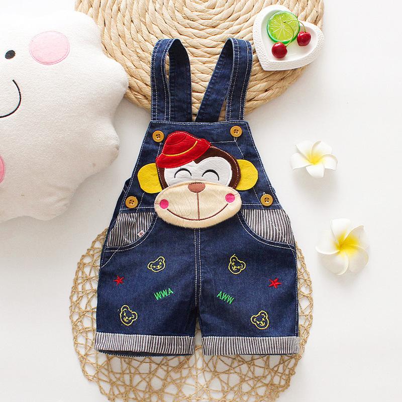 Summer 1PC Kids Baby Boys Clothes Clothing Short Trousers Toddler Infant Boy Pants Denim Shorts Jeans Overalls Dungarees