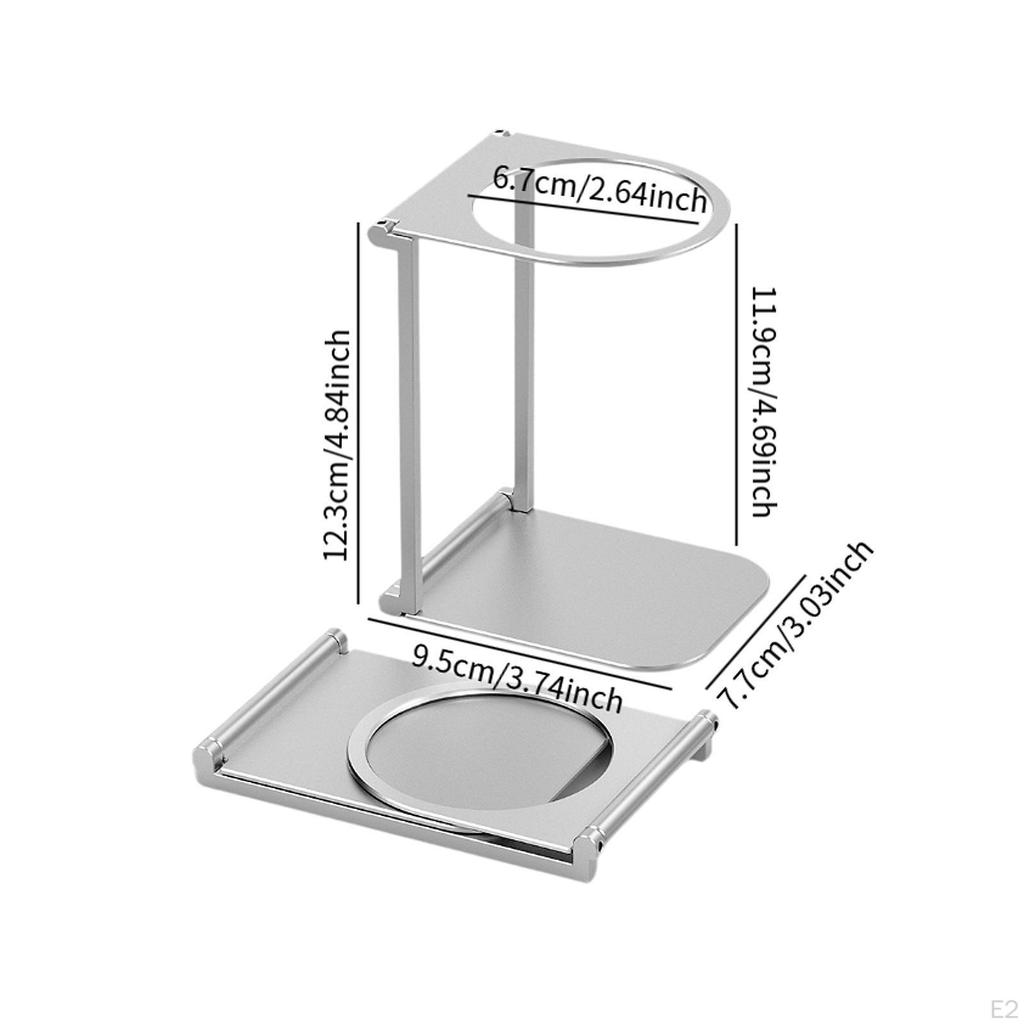 Складная алюминиевая ручная кофемашина с кронштейном для заваривания кофе, небольшая подставка, ручная кофемашина для