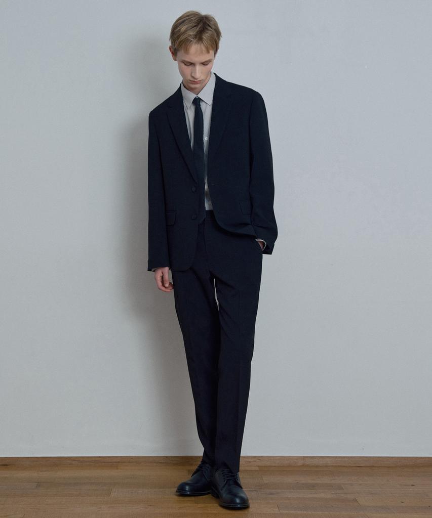 Mindbridge [Крутая] Черная пиджак-рубашка Regular Fit с модификацией