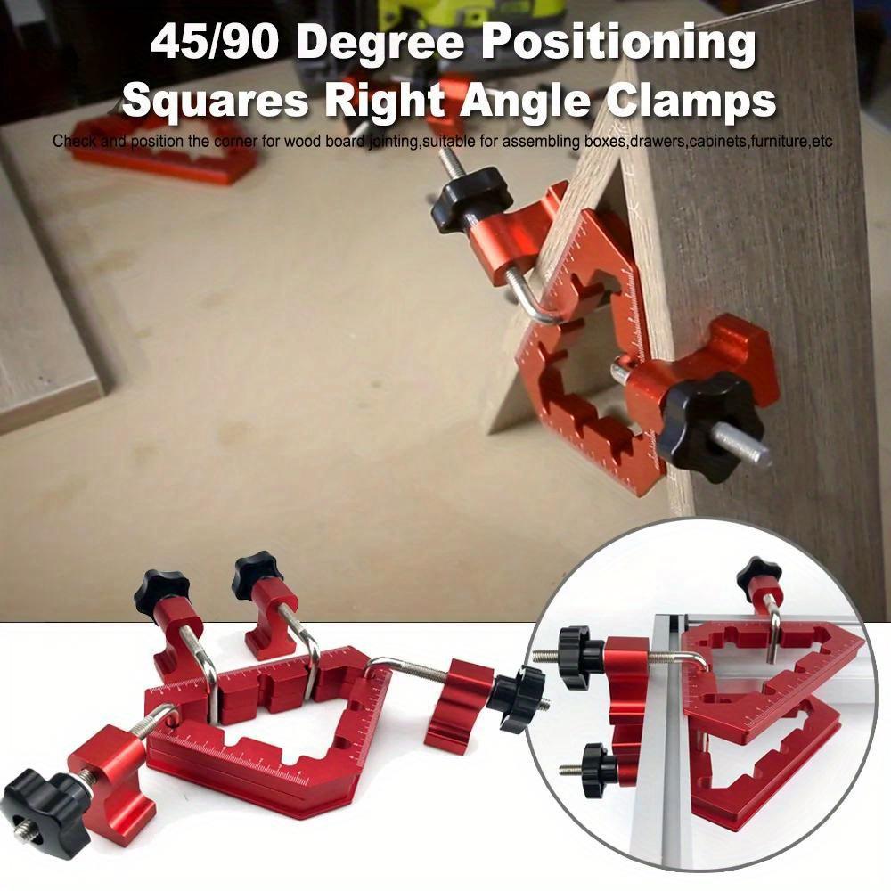 Triangular Fixed Clamp Woodworking Right Angle Ruler 90° Positioning Block Right Angle Clamp Ruler Woodworking Tools
