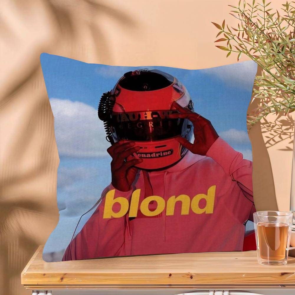 Frank Ocean Blond Album Prints Pillowcase toon Gift Cushion Cover Bedroom Home Sofa Chair Seat Decor pillow case