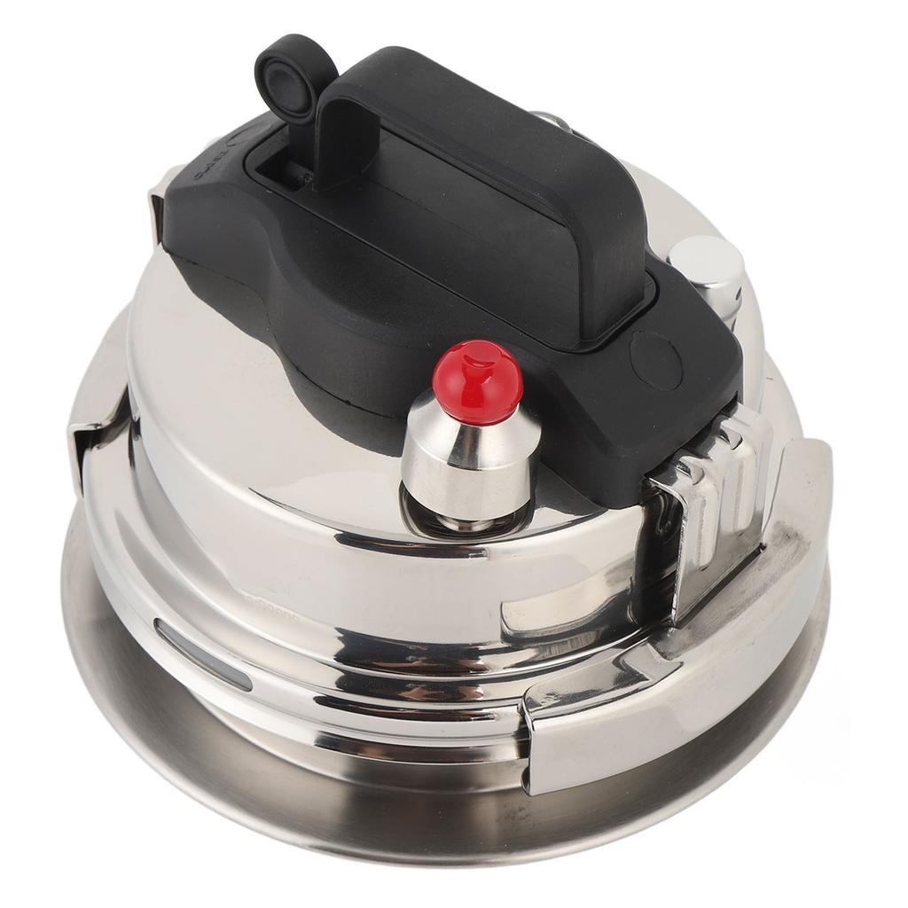 Small Pressure Cooker 304 Stainless Steel Stovetop Pressure Cooker Cookware Pot with Portable Lid
