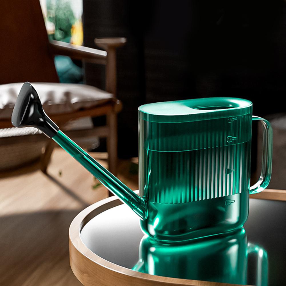 1800 мл Садовая лейка с насадкой-дождевателем Современная лейка с длинным носиком для комнатных и уличных растений, цветов