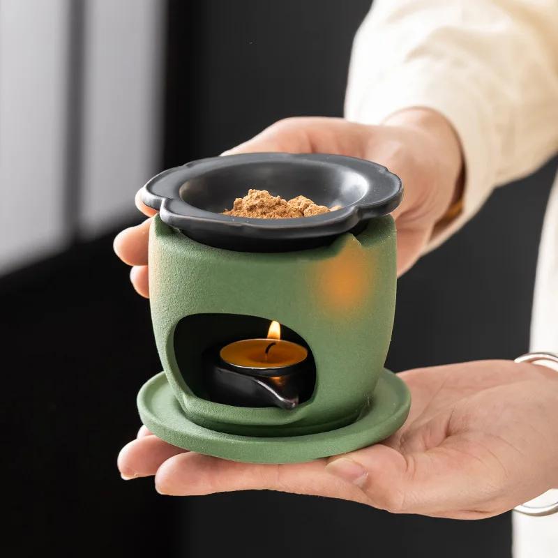 Свеча Ароматерапевтическая печь Печь для эфирных масел Ароматерапевтический держатель Лампа Горелка Домашний декор Бытовой Романтический