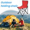Camping Chair with Backrest Ergonomic Design Strong Load-bearing Compact Size Portable Folding Stool Chair Camping Supplies