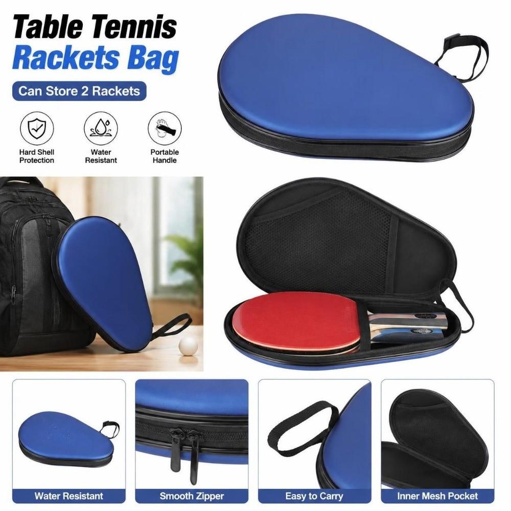 Zipper Closure Table Tennis Paddle Case Table Tennis Racket Cover Table Tennis Equipment