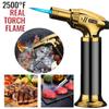 Металлическая сварочная горелка прямо в ветрозащитную горелку, уличную зажигалку для барбекю, кухню, выпечку