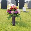 Cemetery Vase for Memorial Events Graveside Flower Holder Floral Arrangement Cone Vase Flower Holder for Graves Cemetery Memorial