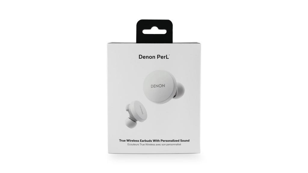 Denon Wireless Earphones Bluetooth PerL Personalized Microphone White AHC10PLWTEM AH-C10PL Function/aptX/IPX4 Splashproof/QuickSwitch/With