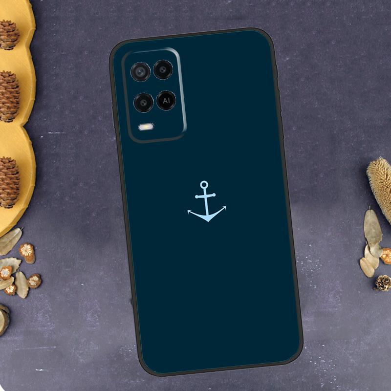 Nautical Anchor Boat Sea Phone Case For Oppo A94 A74 A54 A15 A18 A38 A58 A78 A98 A40 A60 A80 A16 A76 A96 A57S A17 A77