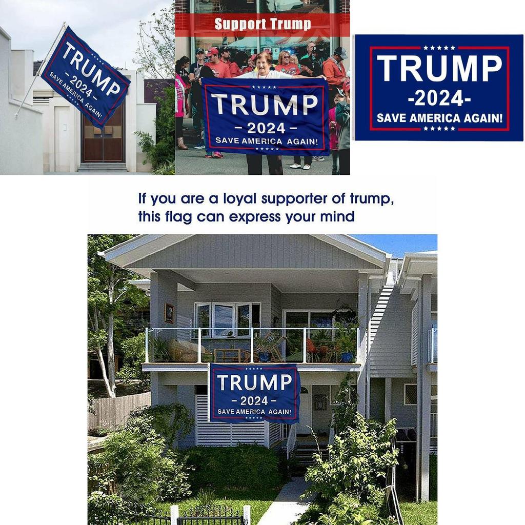 Trump 2024 Flag 3x5 Outdoor Indoor   Save America Again Flag Garden Decoration
