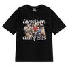 Hot Sale Eurovision Song Contest Class of 2025 Unisex Short Sleeve T Shirts Men Women Cotton Short Sleeve T-shirt Cotton Tops
